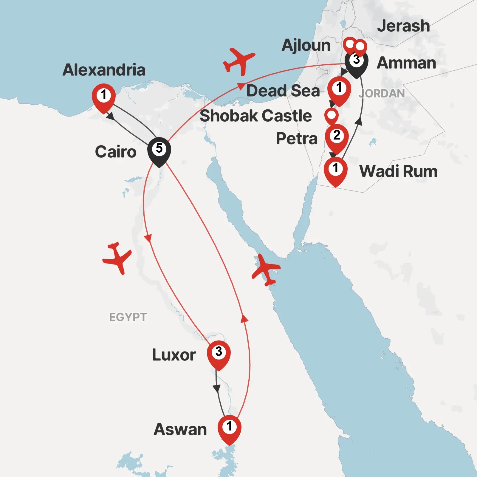 Highlights of Egypt & Jordan (Small Group)