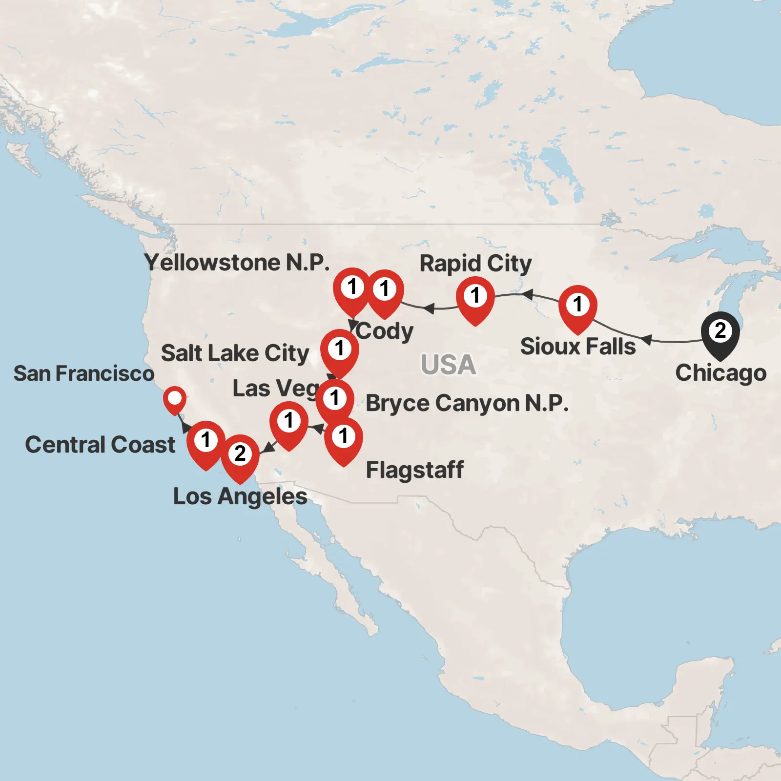 Chicago to Golden Gate