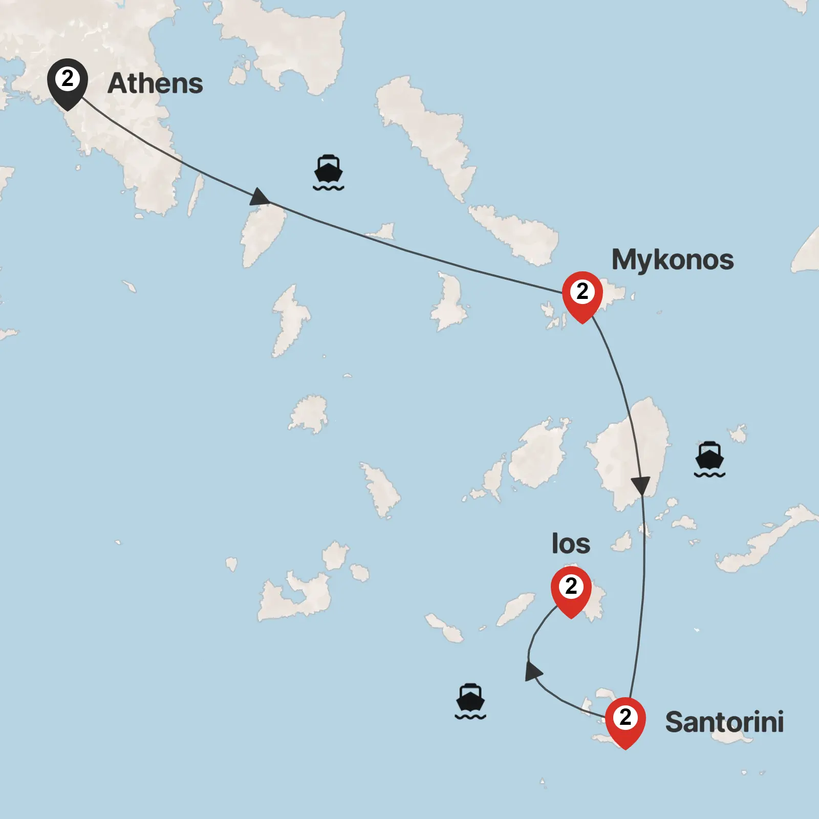 Athens+3 Island Explorer